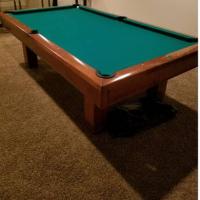 8ft Brunswick Slate Bed Pool Table