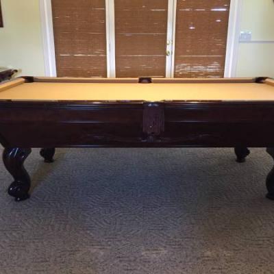 Mahogany Brunswick Pool Table